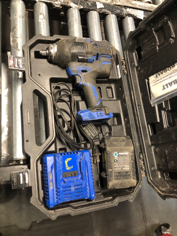 Photo 3 of ***NON REFUNDABLE NO RETURNS SOLD AS IS**PARTS ONLY**Kobalt XTR 24-Volt Max 1/2-in Drive Cordless Impact Wrench (1-Battery Included)