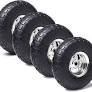 Photo 1 of (4 Pack) AR-PRO 10" Heavy-Duty Replacement Tire and Wheel - 4.10/3.50-4" with 10" Inner Tube, 5/8" Axle Bore Hole, 2.2" Offset Hub and Double Sealed Bearings for Hand Trucks and Gorilla Cart