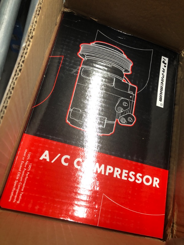 Photo 3 of A-Premium A/C Compressor with Clutch Compatible with Freightliner Argosy, B2, Business Class M2, Cascadia, Century Class, Classi, Columbia, Condor, FB65, FC70, FC80, FL112, FL50, FL60