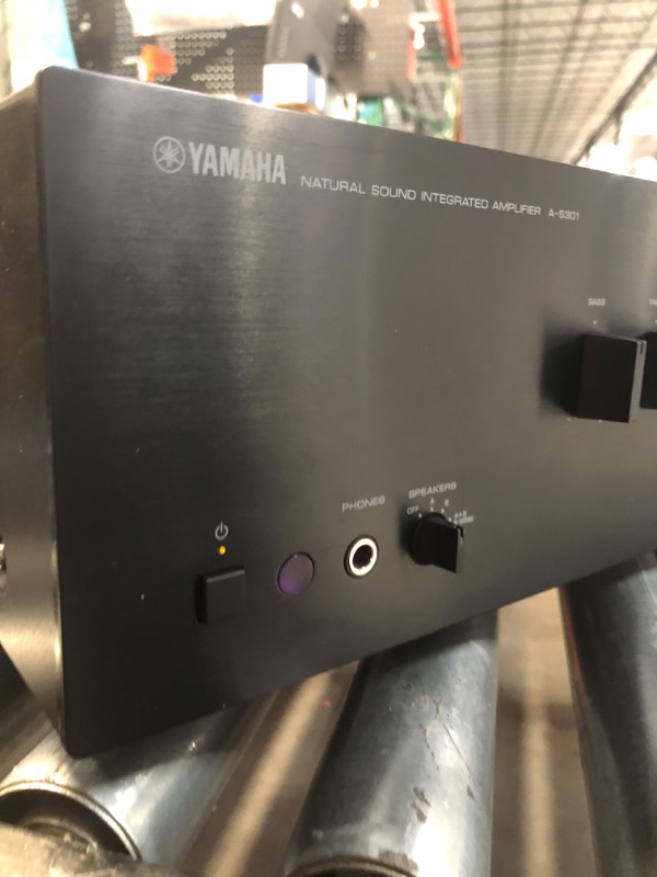 Photo 5 of Yamaha Audio A-S301BL Natural Sound Integrated Stereo Amplifier (Black) A-S301 Black