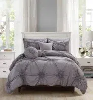 Photo 1 of  Comforter Silky Soft Complete King/Cal King, Grey