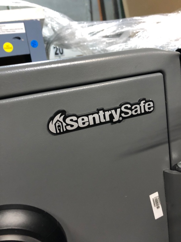 Photo 1 of **NON-REFUNDABLE, PARTS ONLY, LOCKED, MISSING KEY** SentrySafe 1.23-cu ft Fireproof and Waterproof Floor Safe with Combination Lock
