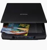 Photo 4 of Epson Perfection V39 II Color Photo and Document Flatbed Scanner with 4800 dpi Optical Resolution, Scan to Cloud, USB Power and High-Rise, Removable Lid