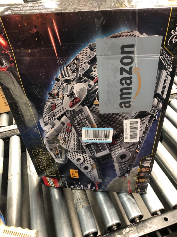 Photo 1 of LEGO Star Wars Millennium Falcon 75257 Starship Construction Set, with Finn, Chewbacca, Lando Calrissian, Boolio, C-3PO, R2-D2 and D-O, The Rise of Skywalker Collection Standard Packaging