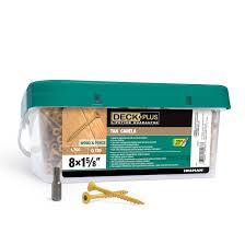 Photo 1 of (READ FULL POST) Deck Plus #8 x 1-5/8-in Wood To Wood Deck Screws (1700-Per Box)
