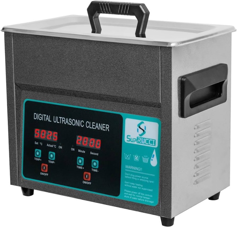 Photo 1 of (READ FULL POST) Ultrasonic Cleaner - 3L 120W Jewelry Cleaner Ultrasonic Machine with Heater Timer for Cleaning 3D Printed, Parts, Carburetor, Circuit Board, Dirty Jewelry