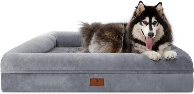 Photo 1 of ***PARTS ONLY******NON REFUNDABLE***
XL Dog Bed, Orthopedic Washable Dog Bed with Removable Cover, Grey Waterproof Extra Large Dog Bed, Dog Beds for Large Sized Dog  **ZIPPER BROKEN**