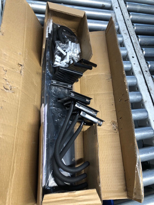 Photo 1 of ***USED - LIKELY MISSING PARTS - UNABLE TO VERIFY FUNCTIONALITY***
Ultrawall Stainless Steel Bike Storage Rack,6 Bike Storage Hanger Wall Mount for Home & Garage Holds Up to 300lbs, Black
