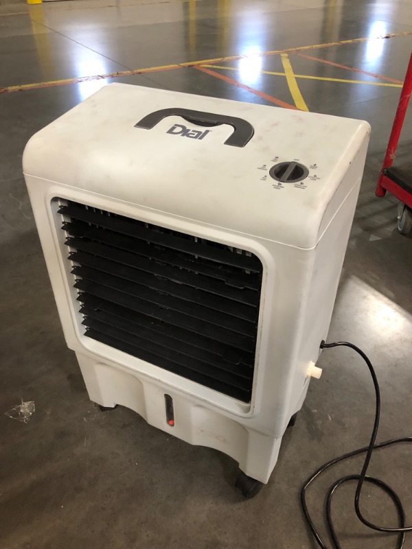 Photo 4 of ***USED AND DIRTY - FAN POWERS ON - UNABLE TO VERIFY PUMP FUNCTIONALITY***
Dial 3-Speed Portable Evaporative Cooler - Up to 500 sqft, 1300 CFM - PEC-A-1300-1M