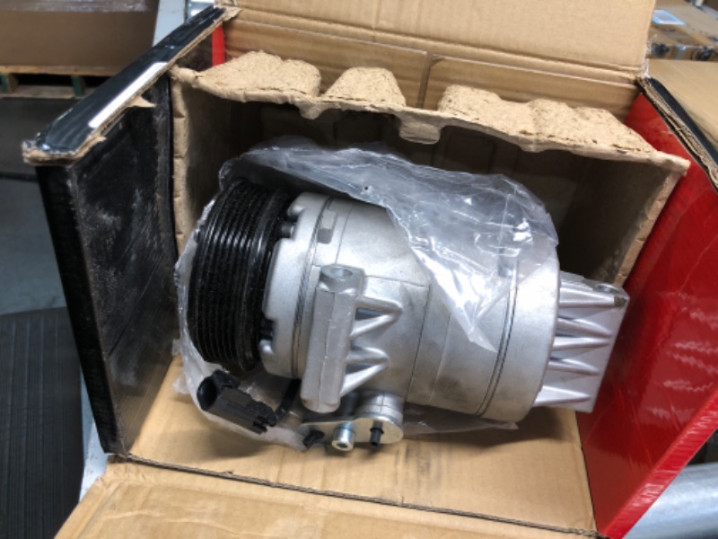 Photo 1 of A-Premium Air Conditioner AC Compressor with Clutch Compatible with Ford Fusion 3.5L 2010-2012, Lincoln MKZ 3.5L 2007-2012, SP17 Style, 6 Grooves, with 4-1/2" Dia. Pulley