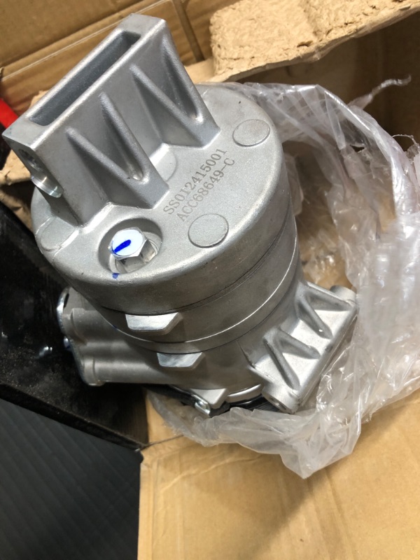 Photo 1 of A-Premium Air Conditioner AC Compressor with Clutch Compatible with Ford Fusion 3.5L 2010-2012, Lincoln MKZ 3.5L 2007-2012, SP17 Style, 6 Grooves, with 4-1/2" Dia. Pulley