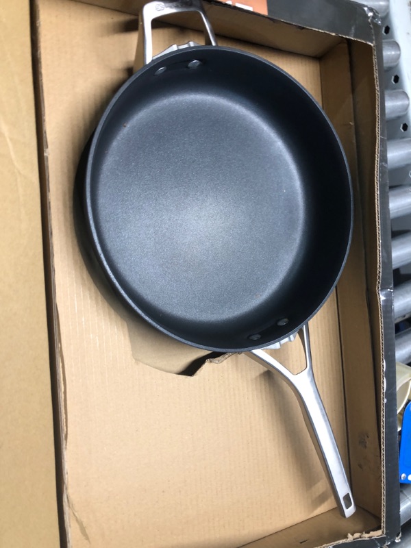 Photo 2 of **MISSING PART READ NOTES**
Calphalon Premier Space-Saving Hard-Anodized Nonstick 5-Quart Saute Pan with Lid 5 QT 