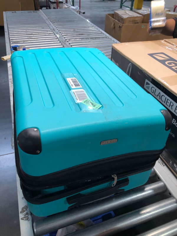 Photo 1 of (READ FULL POST) Luggage Sets 5 Piece, Expandable Luggage Set Clearance for Women GREEN/TEAL (SEE PHOTOS) 