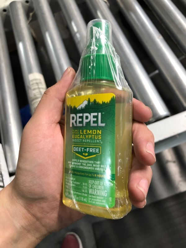 Photo 3 of Repel Plant-Based Lemon Eucalyptus Insect Repellent 4 Ounces, Repels Mosquitoes Up To 6 Hours, 6-Pack