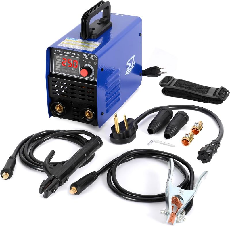 Photo 1 of (MISSING PARTS/ SEE NOTES) 250A 110/220V Welder,ARC/Lift TIG Welding Machine with Synergic Control, IGBT Inverter?Hot Start, Arc Force and Anti-Stick