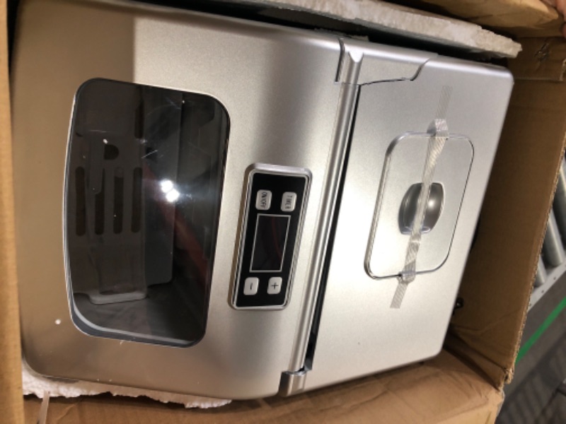 Photo 3 of ***(PARTS ONLY/ NON FUNCTIONAL/ NO RETURNS OR REFUNDS) ***
FRIGIDAIRE EFIC452-SS 40 Lbs Extra Large Clear Maker, Stainless Steel, Makes Square Ice