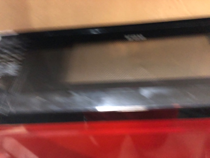 Photo 1 of ***USED - DAMAGED - SEE COMMENTS***
RCA RMW1132-RED 1.1 cu. ft. 1000W Microwave, Red