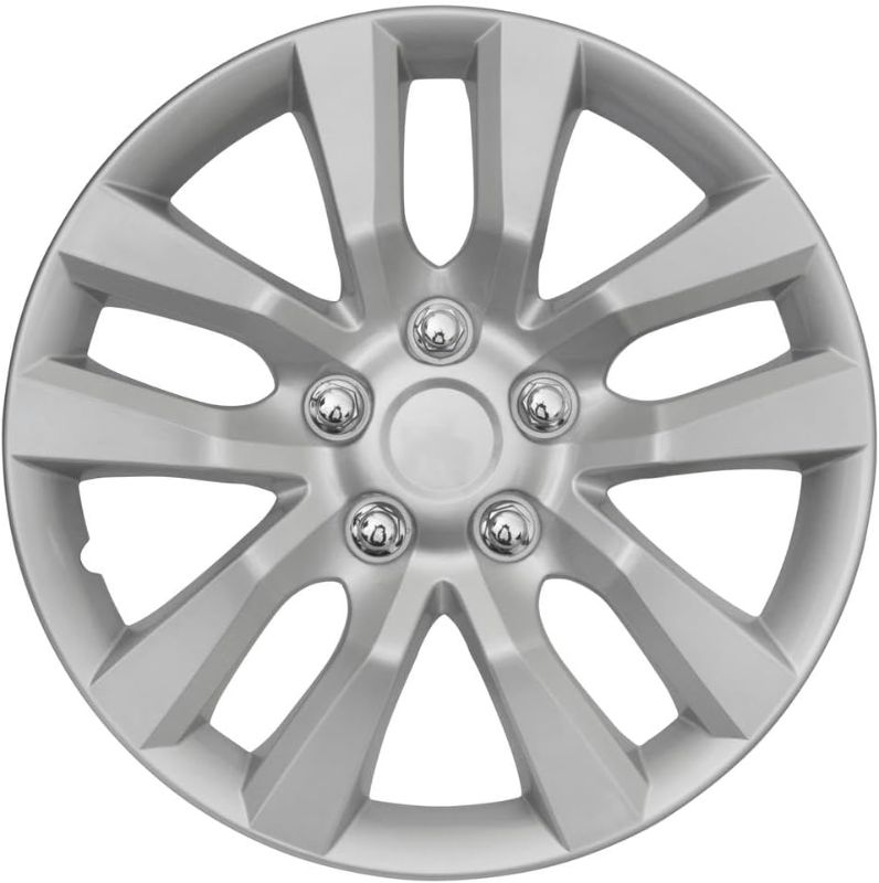 Photo 1 of  4 pack KT-1042-16: Hub Cap/Silver 16"