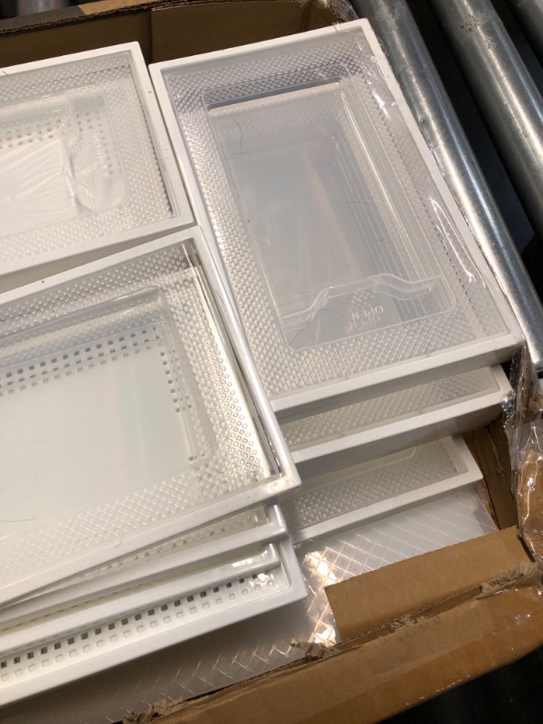 Photo 3 of **MISSING PARTS**PARTS ONLY NO REFUNDS**SEE SRPING XX-Large Shoe Storage Box Fit Size 14, Clear Plastic Stackable Shoe Organizer for Closet, Shoe Rack Sneaker Containers Bins Holders, Drawer Organize Unit, 12 Pack Clear