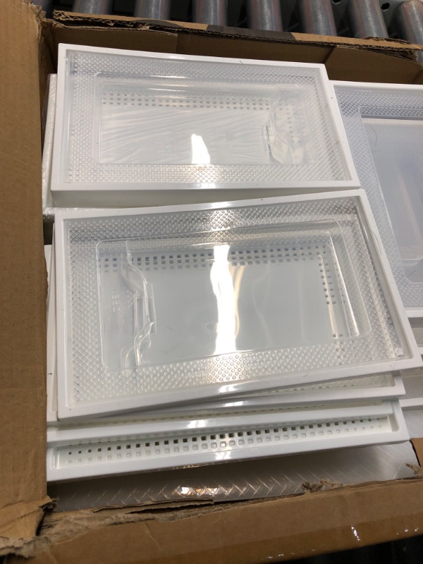 Photo 4 of **MISSING PARTS**PARTS ONLY NO REFUNDS**SEE SRPING XX-Large Shoe Storage Box Fit Size 14, Clear Plastic Stackable Shoe Organizer for Closet, Shoe Rack Sneaker Containers Bins Holders, Drawer Organize Unit, 12 Pack Clear