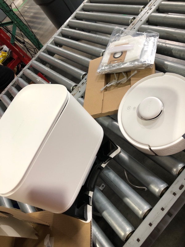 Photo 4 of ***USE FOR PARTS ONLY***SwitchBot Mini Robot Vacuum K10+, Self-Emptying Base for 70 Days of Cleaning, LiDAR Navigation, Robot Vacuum and Mop Combo with Custom Cleaning, 48dB Ultra Quiet, 150Mins Max, Compatible with Alexa