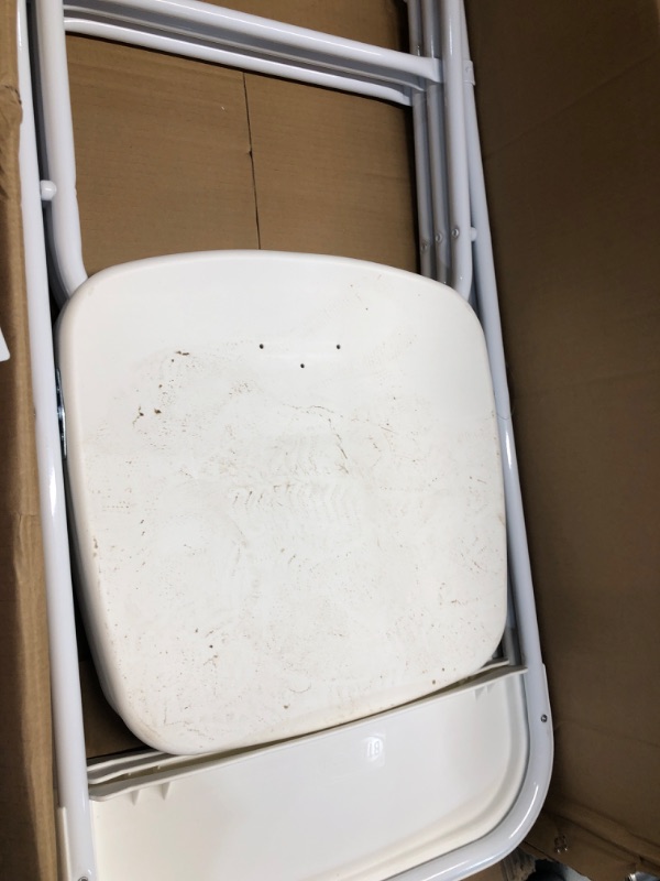 Photo 2 of  Plastic Folding Chair - White 