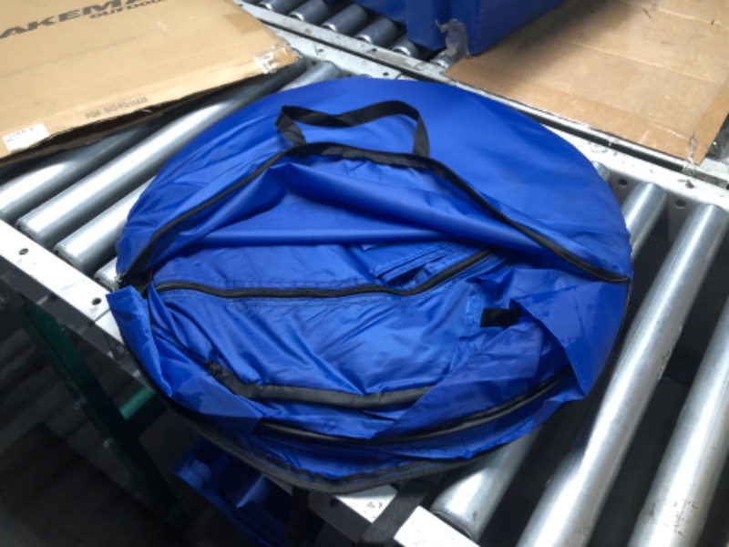 Photo 2 of ***USED - LIKELY MISSING PARTS - UNABLE TO VERIFY FUNCTIONALITY***
Pop Up Pod - Privacy Shower Tent, Dressing Room, or Portable Toilet Stall with Carry Bag for Camping, Beach, or Tailgate by Wakeman Outdoors Blue