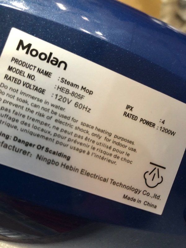 Photo 5 of (see all images) Moolan Steam Mop for Hardwood Floors 12 in 1 Steam Mop,Detachable Handheld Steamer Mop