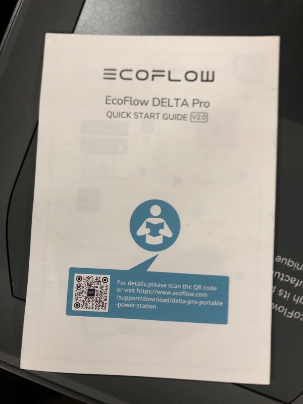 Photo 9 of ***USED - UNABLE TO TEST - SEE COMMENTS***
EF ECOFLOW Portable Power Station 3600Wh DELTA Pro, 120V AC Outlets x 5, 3600W, 2.7H Fast Charge, Lifepo4 Power Station, Solar Generator for Home Use, Power Outage, Camping, RV, Emergencies