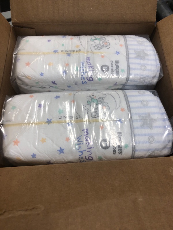 Photo 2 of Huggies Overnites Nighttime Baby Diapers, Size 6 (35+ lbs), 36 Ct Size 6 36