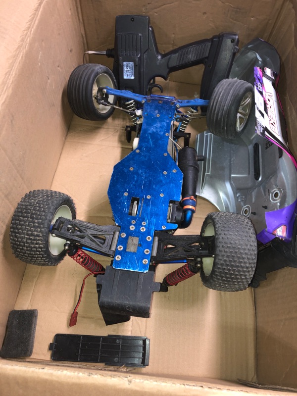 Photo 3 of ARRMA RC Truck 1/10 VORTEKS 4X4 3S BLX Stadium Truck RTR (Batteries and Charger Not Included), Purple, ARA4305V3T2