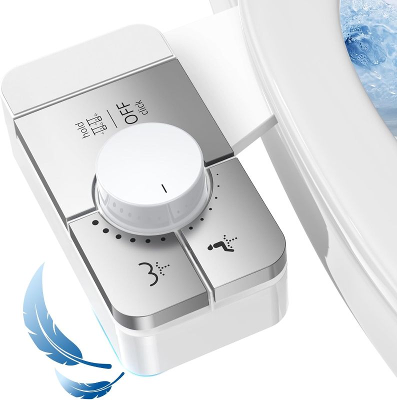 Photo 1 of (similar to stock photo) 
Veken Bidet Attachment for Toilet - Ultra-Slim Self Cleaning Fresh Cold Water Sprayer Bidets for Existing Toilets Seat 