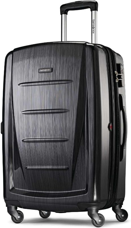 Photo 1 of ***USED - DAMAGED - READ NOTES***
Samsonite Winfield 1 Hardside Luggage with Spinner Wheels, Brushed Anthracite, /24 Inch)
