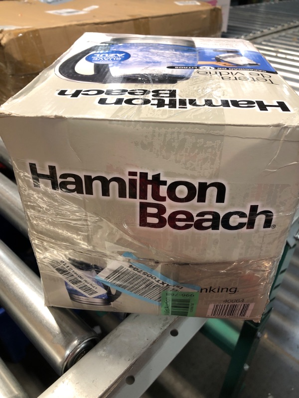 Photo 1 of Hamilton Beach Glass Electric Tea Kettle, Water Boiler & Heater, 1.7 L, Cordless, LED Indicator, Built-in Mesh Filter, Auto-Shutoff & Boil-Dry