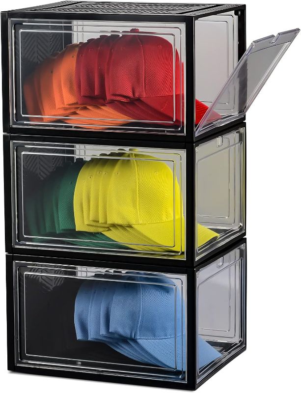 Photo 1 of (similar to stock photo) 
hat organizer box 