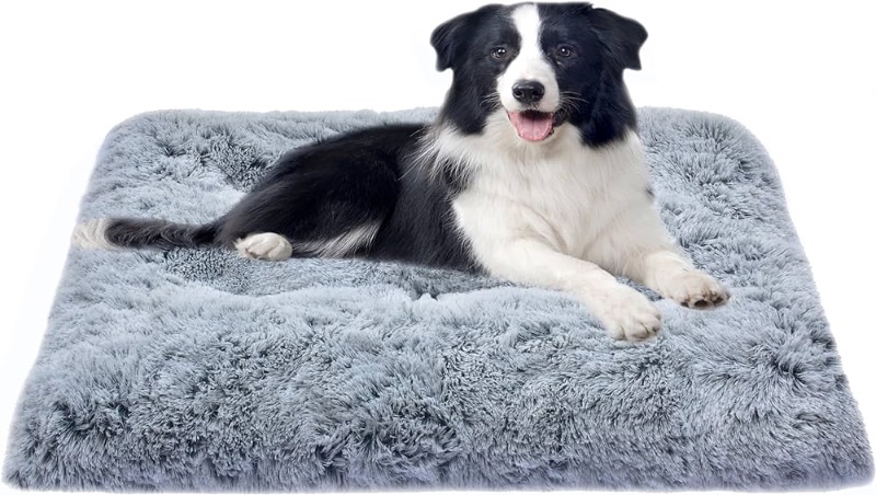 Photo 1 of ***TORN***
DEBANG HOME
Dog Bed for Large, Medium, Small Dogs Breeds,Soft and Comfortable Dog Bed mats, Washable Plush Dog cage mat,Deluxe Plush Anti-Slip Pet Beds Mats, Fulffy Kennel Pad