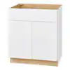 Photo 1 of ***USED - LIKELY MISSING PARTS - UNABLE TO VERIFY FUNCTIONALITY***
Hampton Bay Avondale 30 in. W x 24 in. D x 34.5 in. H Ready to Assemble Plywood Shaker Sink Base Kitchen Cabinet in Alpine White