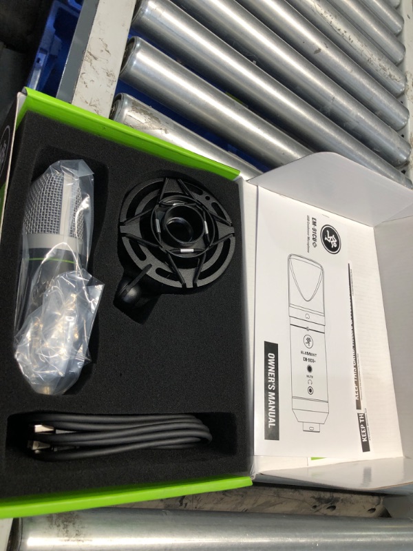 Photo 1 of Mackie EM-Series, Large Diaphragm USB Condenser Microphone with Headphone Output and Mute (EM-91CU+)