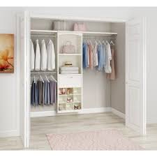 Photo 1 of Allen + roth Hartford 2-ft to 8-ft W x 6.83-ft H Antique White Solid Shelving Wood Closet System
Item #339204 |

Model #WSWS-CS1W