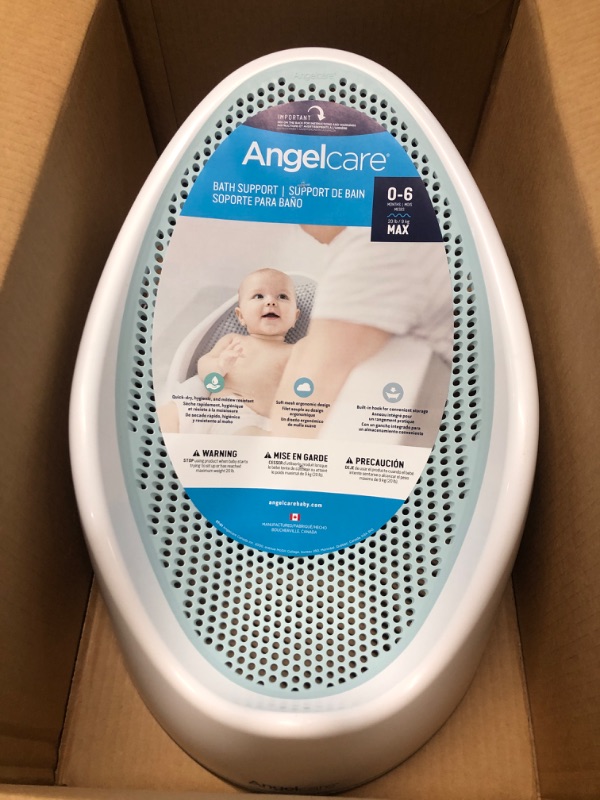 Photo 2 of Angelcare Baby Bath Support (Aqua) | Ideal for Babies Less than 6 Months Old