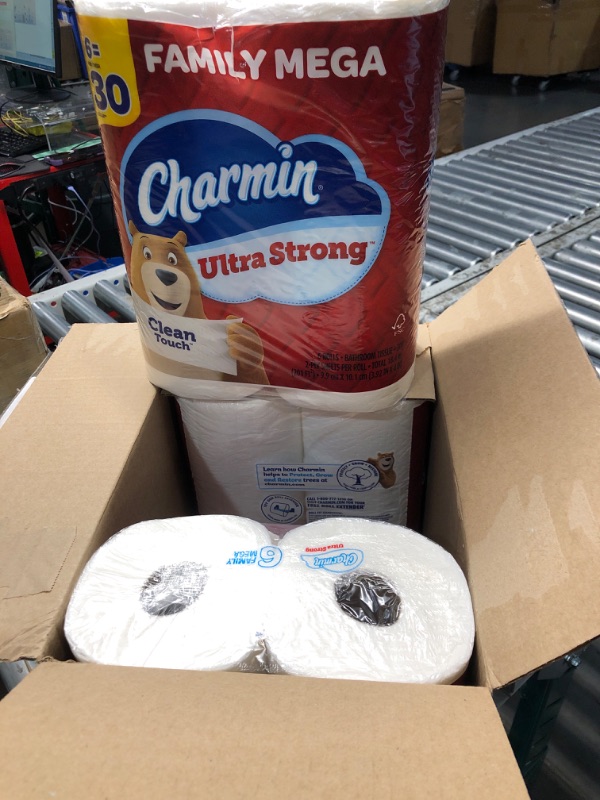 Photo 2 of Charmin Ultra Strong Clean Touch Toilet Paper, 18 Family Mega Rolls = 90 Regular Rolls