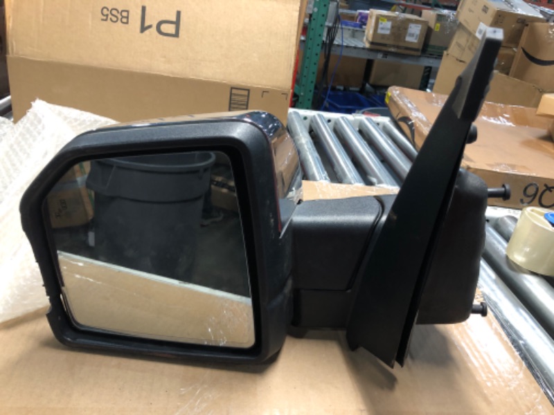 Photo 3 of **NON REFUNDABLE ITEM**(FOR PARTS ONLY)
Driver Side Mirror Assembly Compatible with Ford F-150 2015-2020 Rearview Mirror with Power Adjustable Glass, Blind Spot Mirror Replace ?FL3Z17683AK (Left)