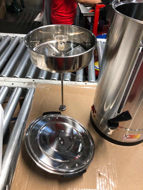 Photo 3 of **NON REFUNDABLE ITEM***(FOR PARTS ONLY)
Commercial Coffee Maker Stainless Steel Electric Coffee Urns with 5oz Paper Cups and Coffee Drip Trays Hot Water Large Coffee Dispenser for Catering Restaurant Home Party (100 Cup/ 15 L)