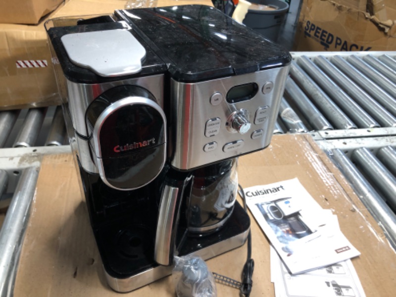 Photo 3 of **NON REFUNDABLE ITEM**(FOR PARSTS ONLY)
Cuisinart Coffee Maker, 12-Cup Glass Carafe, Automatic Hot & Iced Coffee Maker, Single Server Brewer, Stainless Steel, SS-16 Stainless Coffee Center Coffee Maker