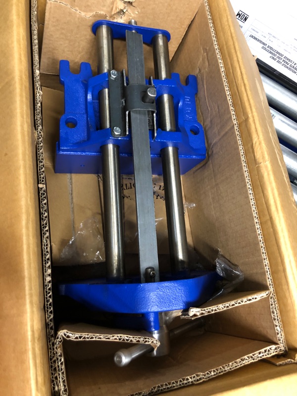 Photo 2 of **READ NOTES**
Yost Vises M9WW Rapid Action Woodworking Vise | Quick Release Lever for Quick Adjustments | 9 Inch Jaw Width | Made with Heavy-Duty Cast Iron | Blue