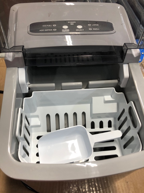 Photo 3 of **NON REFUNDABLE ITEM**(FOR PARTS ONLY)
Frigidaire EFIC117-SS 26 Pound Ice Maker, 26 lbs per day, Stainless