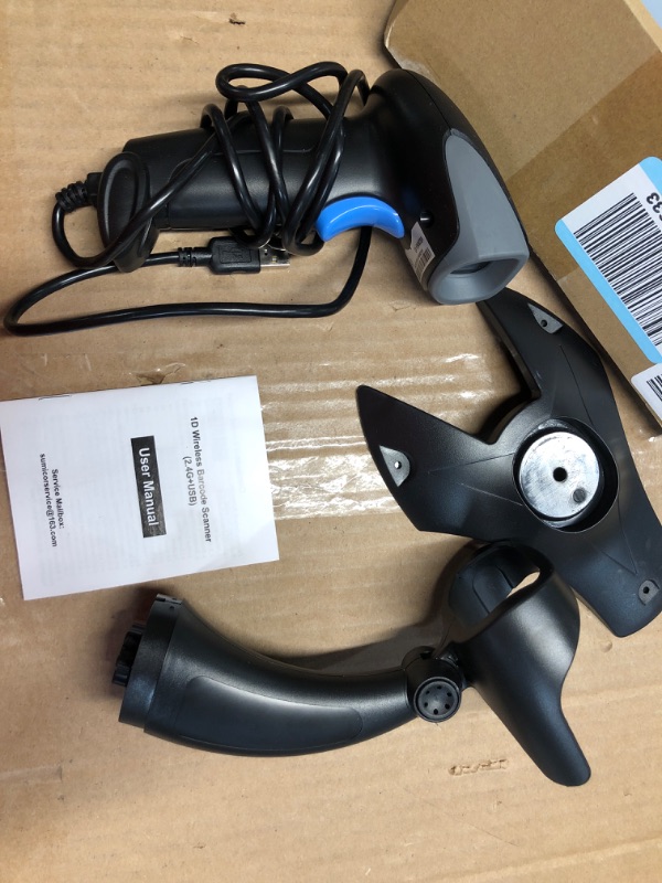 Photo 2 of (missing wireless adapter) Sumicor 1D Barcode Scanner, 2.4G Wireless & USB Connection 