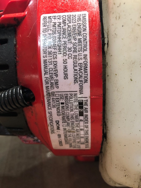 Photo 2 of **NON REFUNDABLE ITEM**(FOR PARTS ONLY)
Craftsman WS4200 30-cc 4-Cycle 17-in Straight Shaft GAS String Trimmer with