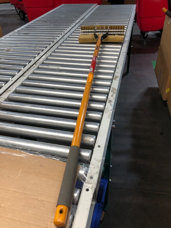Photo 1 of **NON REFUNDABLE ITEM**(FOR PARTS ONLY)
54 in. Long Wood Handle 19-Tine Adjustable Thatch Rake
