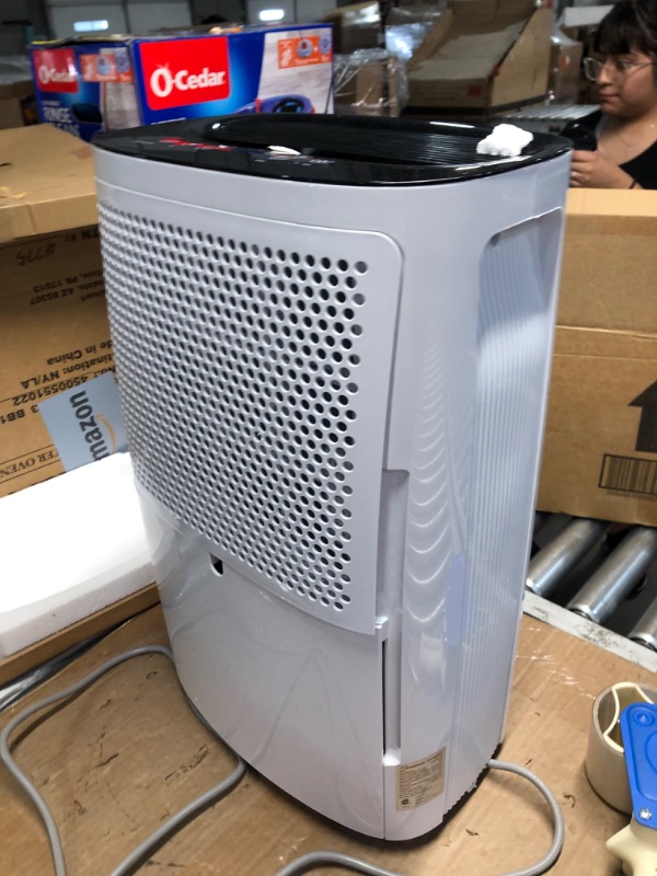 Photo 3 of 70-Pints Dehumidifier for Basements - 4500 Sq. Ft. Dehumidifier with Auto or Manual Drainage - Compact Dehumidifier with Intelligent Humidity Control | Auto Defrost | Dry Clothes for Home